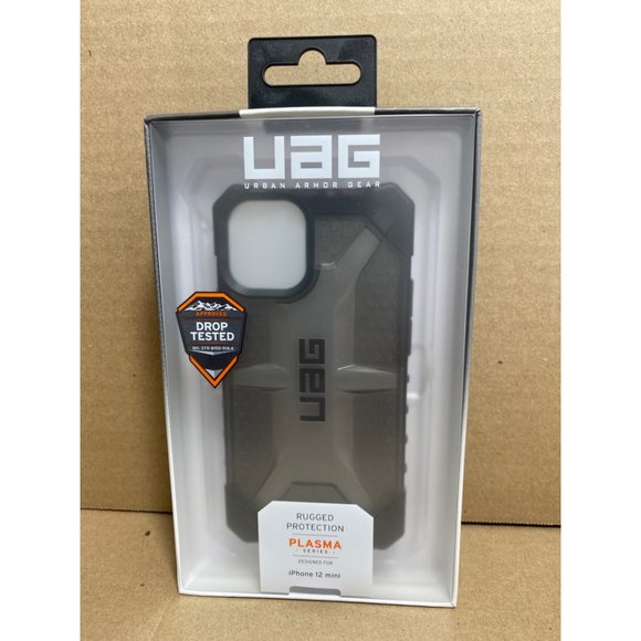 UAG iPhone 12 Mini Case Ash Clear Black Transparent Plasma Series Slim light - Picture 1 of 3